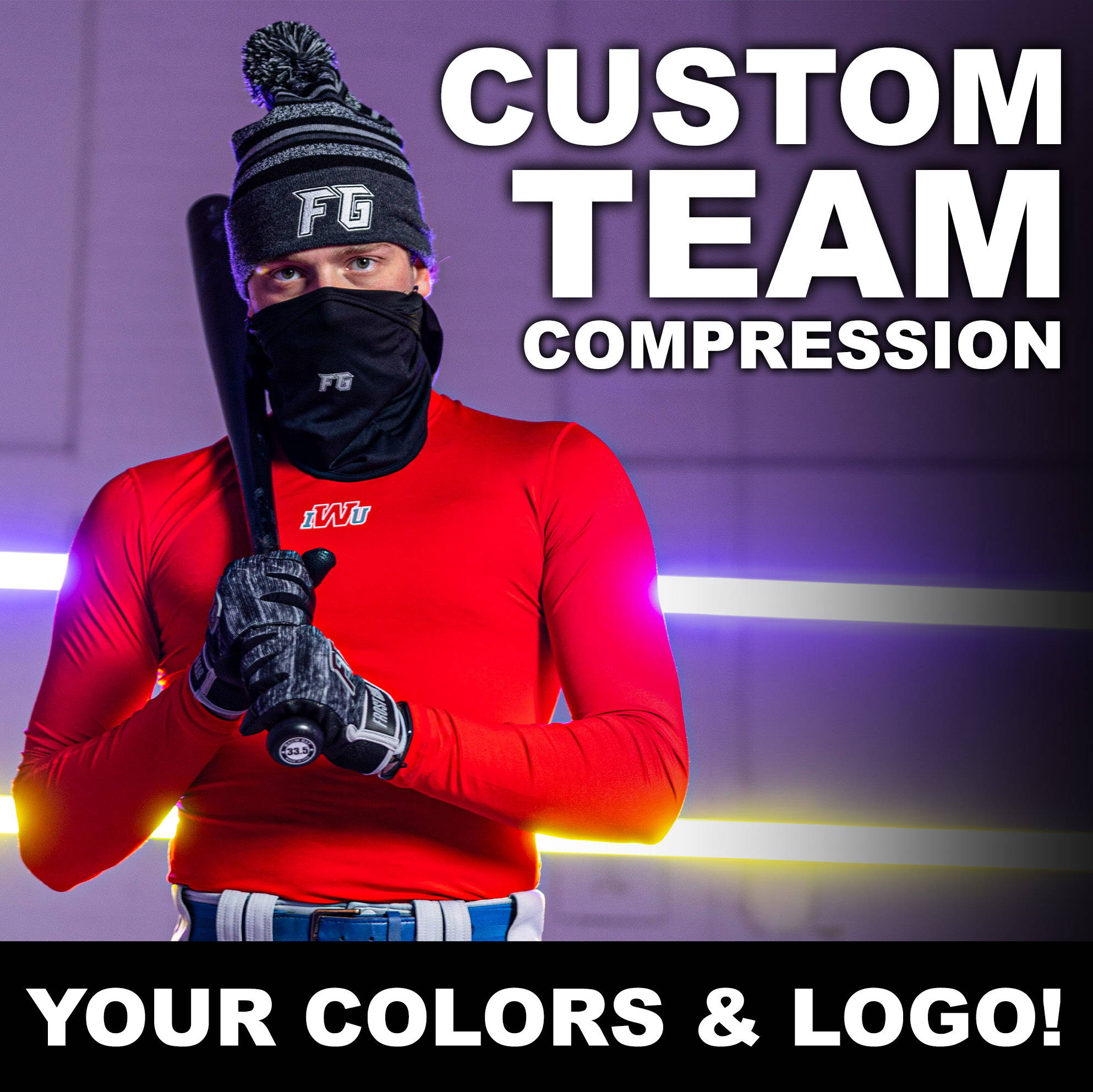 Custom Team Compression Gear Frost Gear Baseball & Softball Frost
